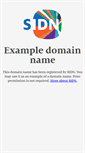 Mobile Screenshot of example.nl